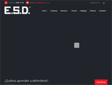 Tablet Screenshot of esd.com.uy