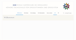 Desktop Screenshot of esd.ch